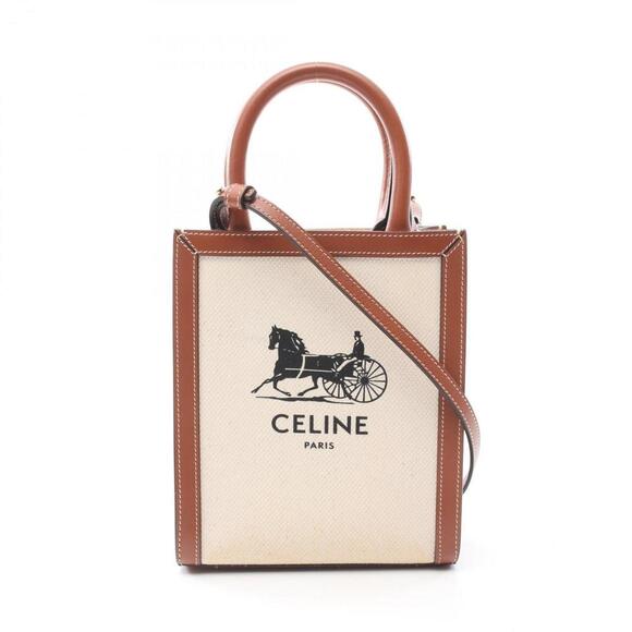 CELINE Brown Leather Bag - Picture 1 of 9